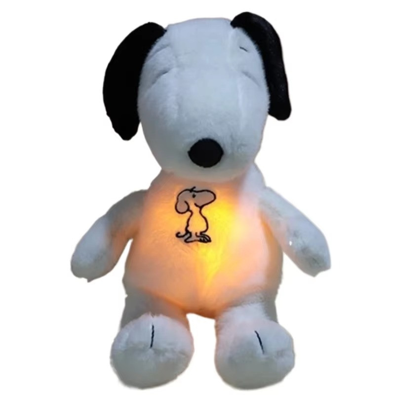 Breathing Snoopy Glow | Plush Toy | with Relaxing Music – Perfect Bedtime Friend