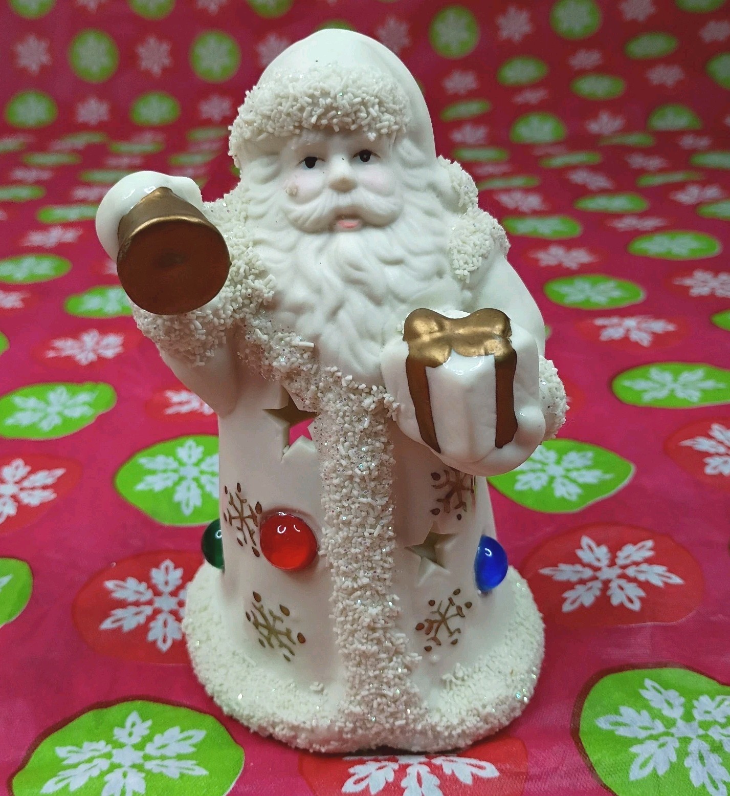 Vintage Santa Votive Candle Holder Figurine Christmas Decor Designspirations
