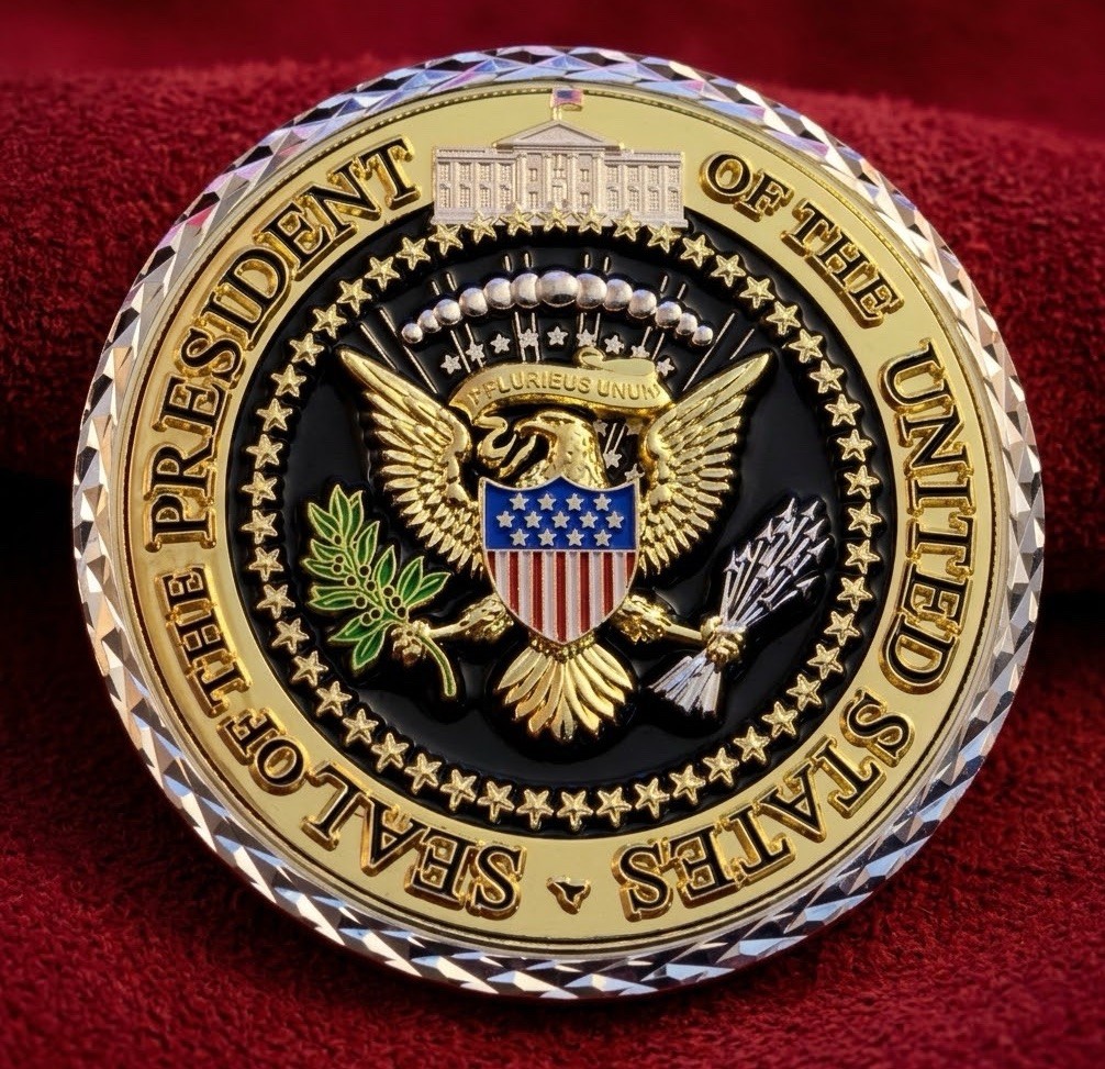 Rare Authentic 2nd Term President Donald J. Trump “Victory” Challenge Coin