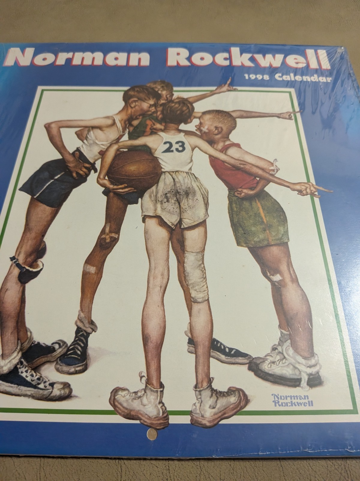 Norman Rockwell 1998 Calendar Sealed Unopened Vintage Artwork Rare Collectors. 