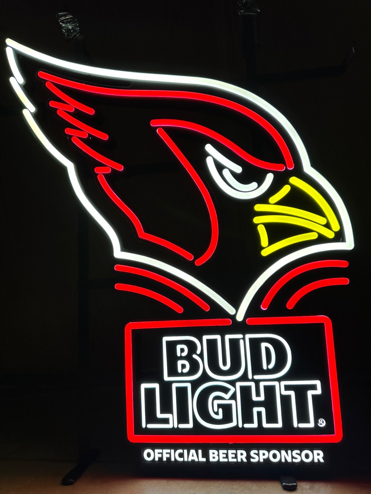 AUTHENTIC NEW BUD LIGHT NFL ARIZONA CARDINALS LED SIGN