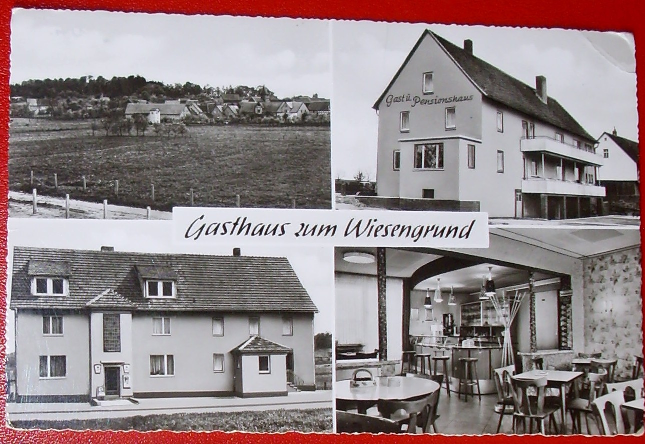 Altenstädt Naumburg 1969 Gasthof Zum Wiesengrund-Kassel