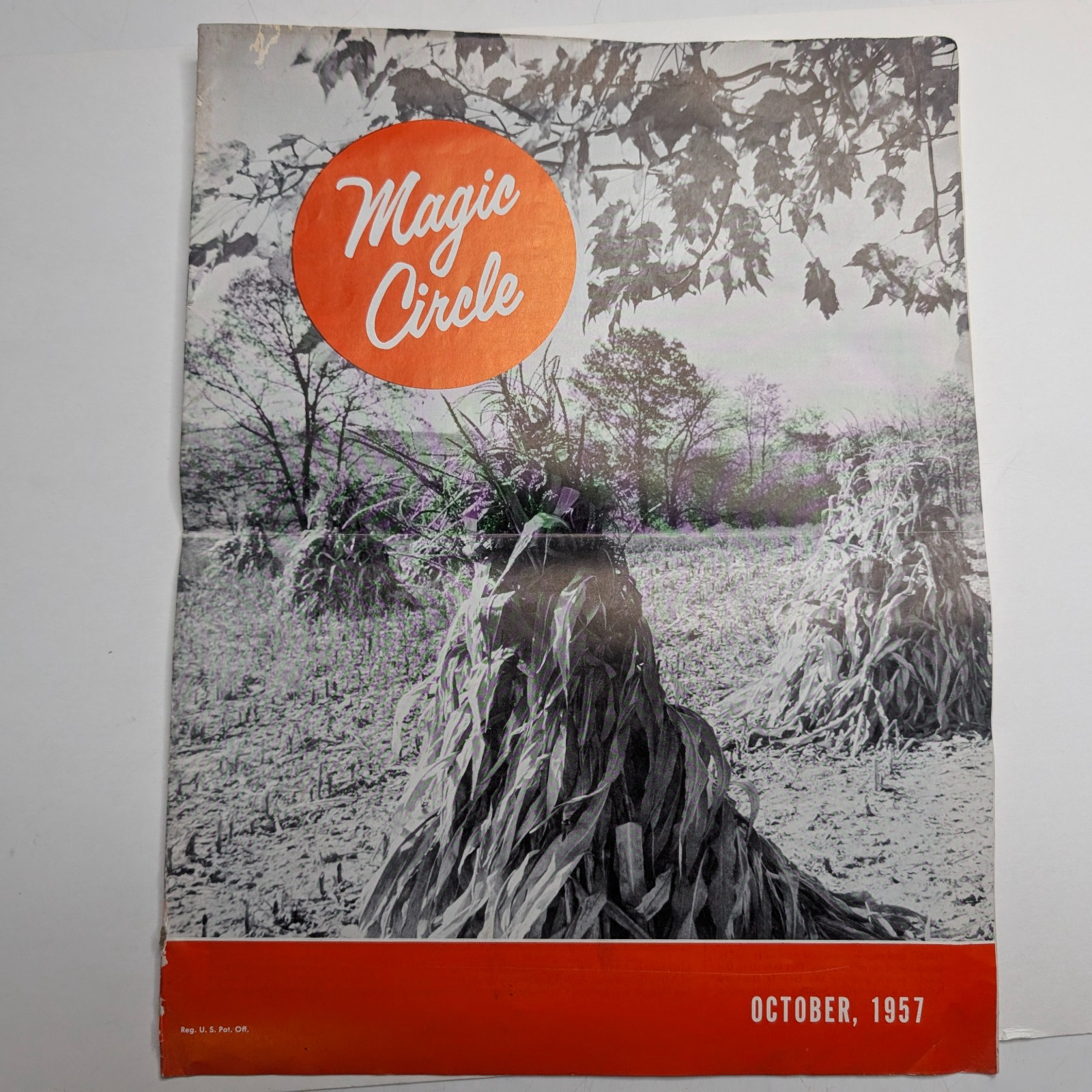 1957 Hagerstown IN Magic Circle Magazine Perfect Circle Paramount Speedostat Vtg