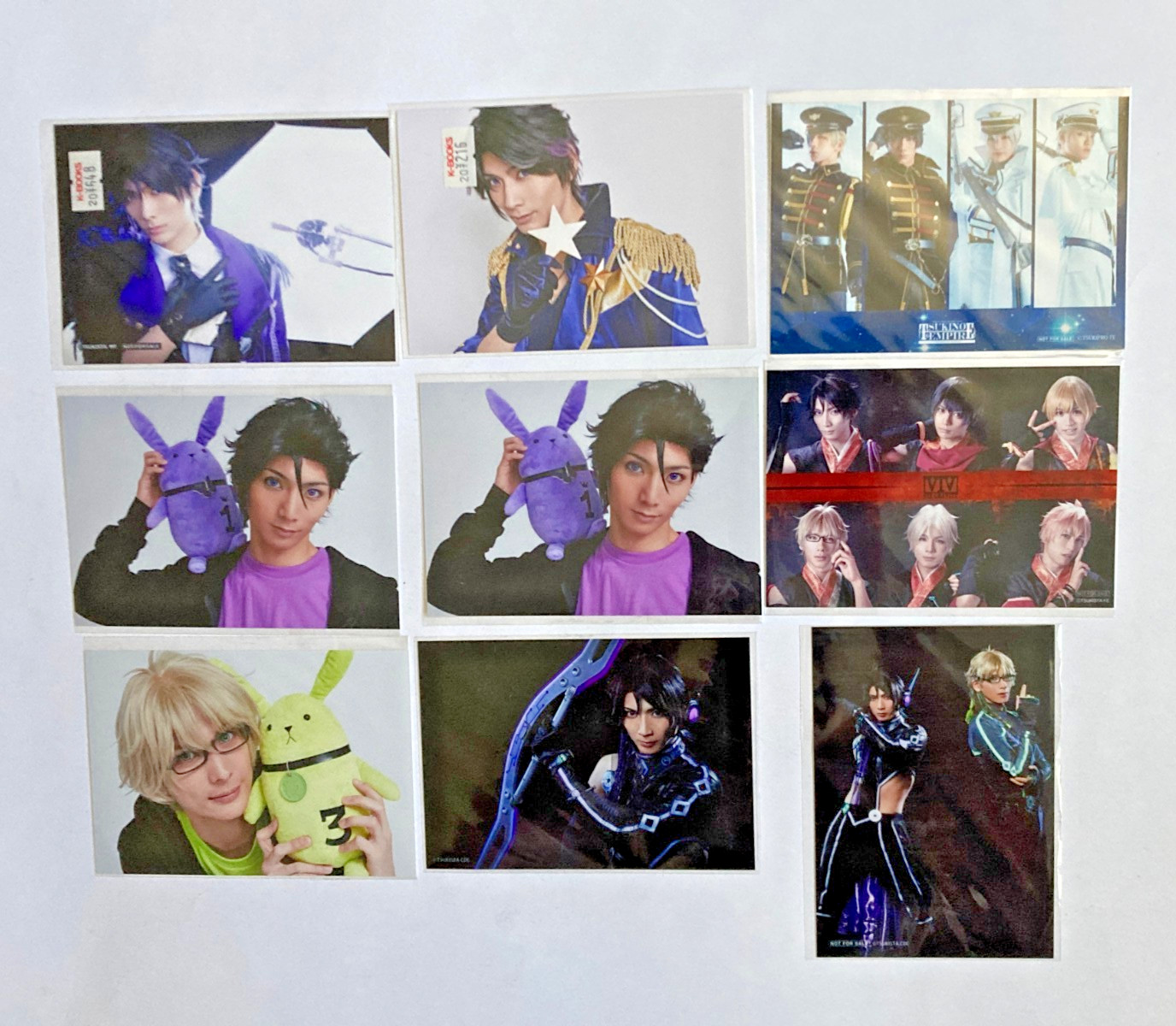 Tsukipro Tsukiuta Tsukista Tsukino Empire Bromide Photo Card Set - Lot of 9