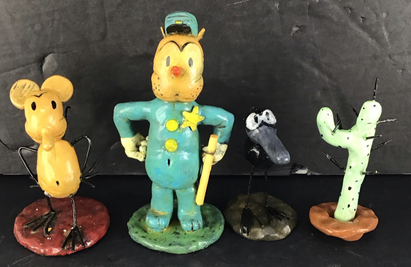 Handmade Original Krazy Kat Figurines models Darrel Carlisle 2007