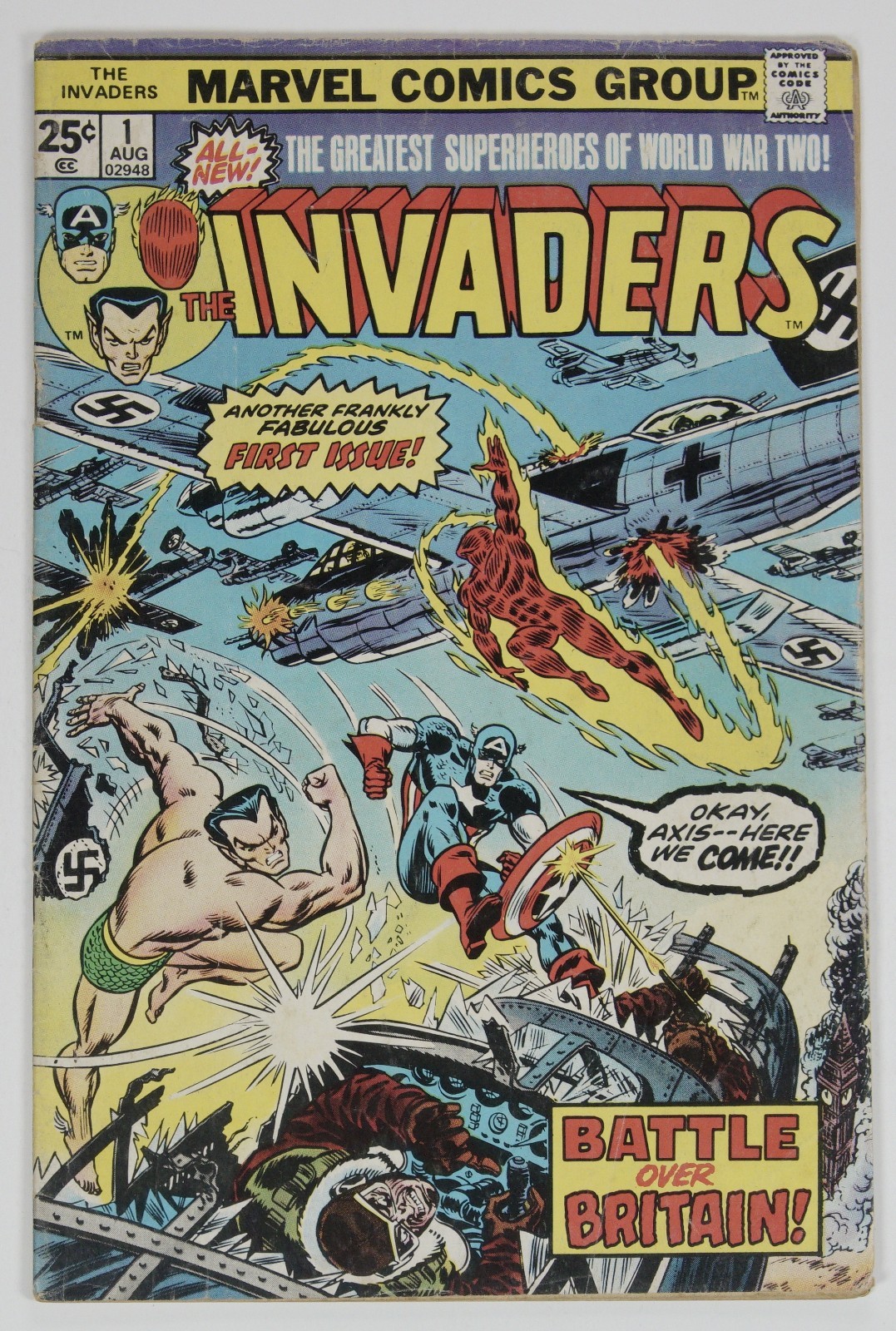 The Invaders #1 (Marvel Comics August 1975)