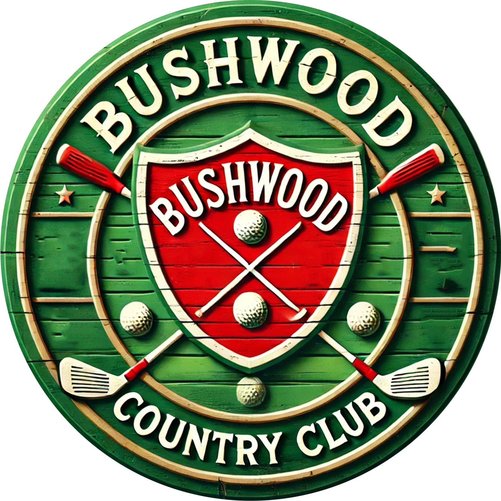 Bushwood Country Club Vintage Reusable Tin Metal Signs Home Décor 8x8 