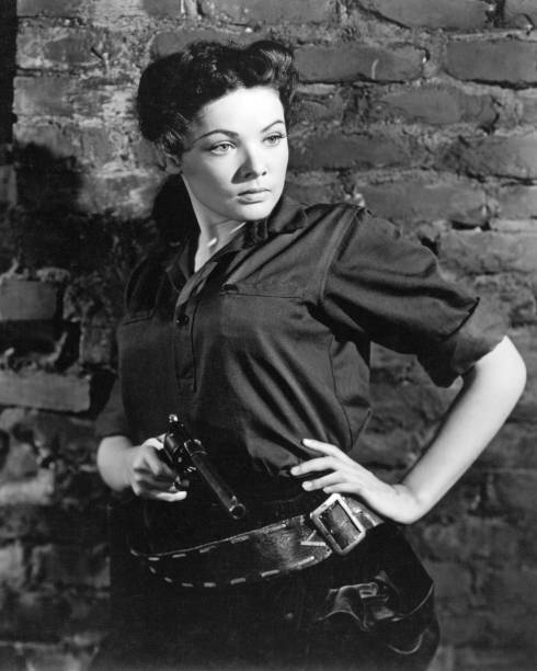 Movie Star Gene Tierney As The Outlaw Belle Starr c1940 3 Old Photo