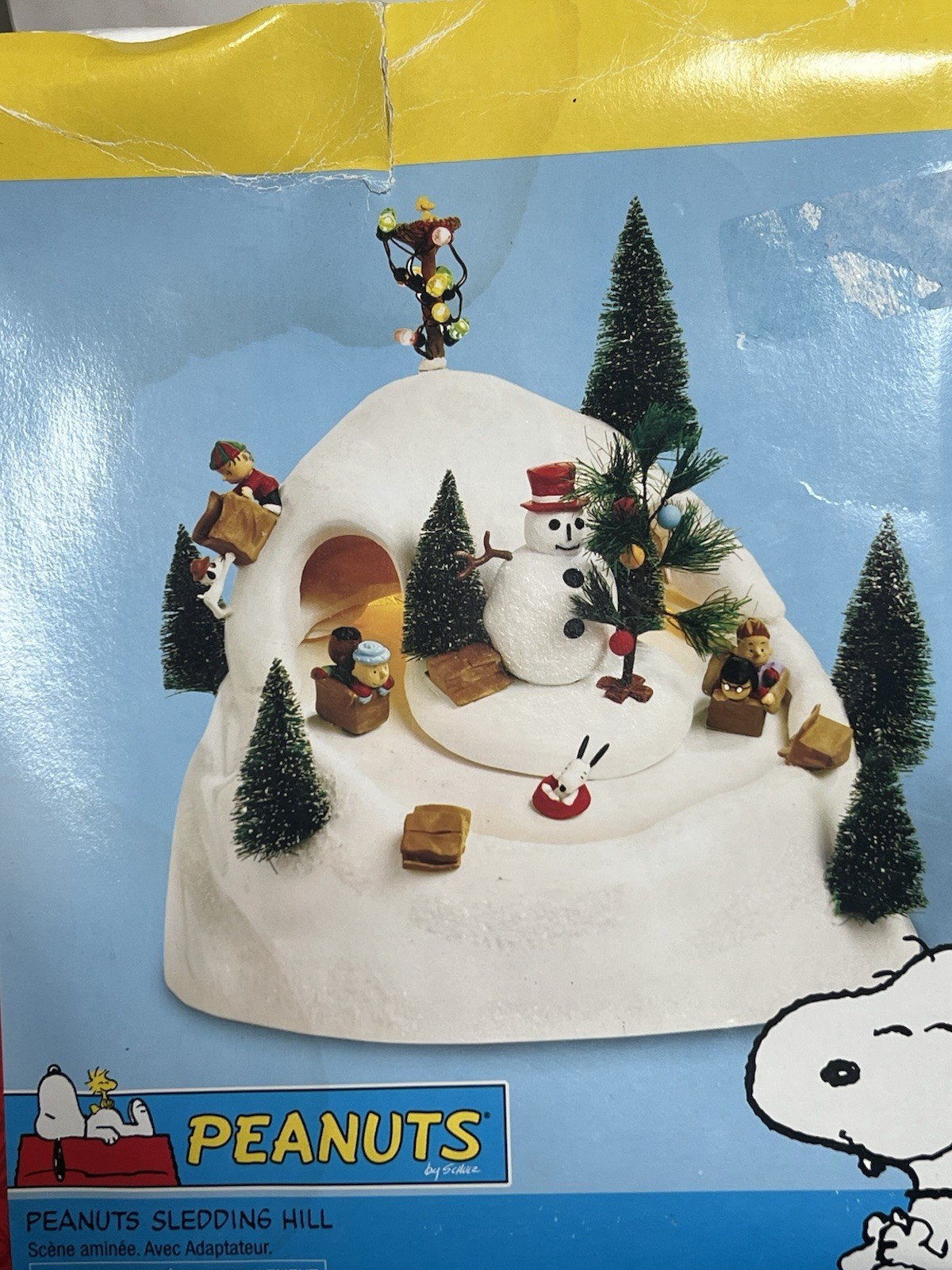 Department 56 Peanuts Sledding Hill Super Rare 