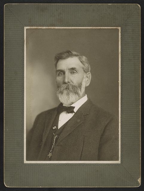 Photo:Hiram G. McQuiston 1890s G.A.R. Veteran Portrait Kernstown Wounded