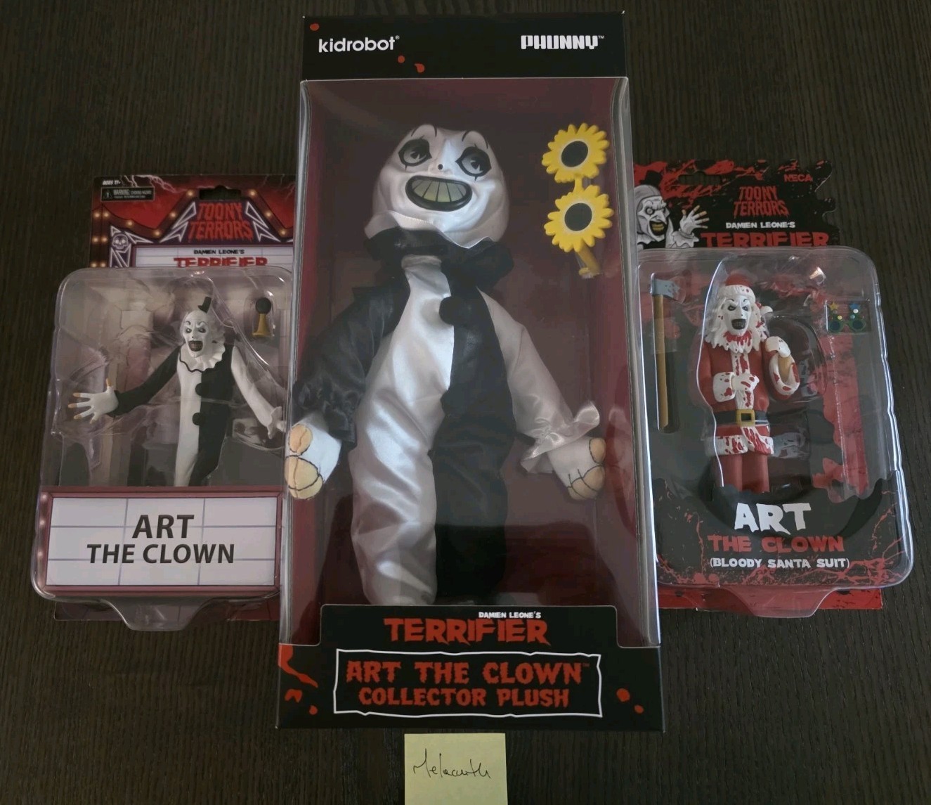 Terrifer Art the clown rare bundle, 2 Neca toys 1 Kidrobot