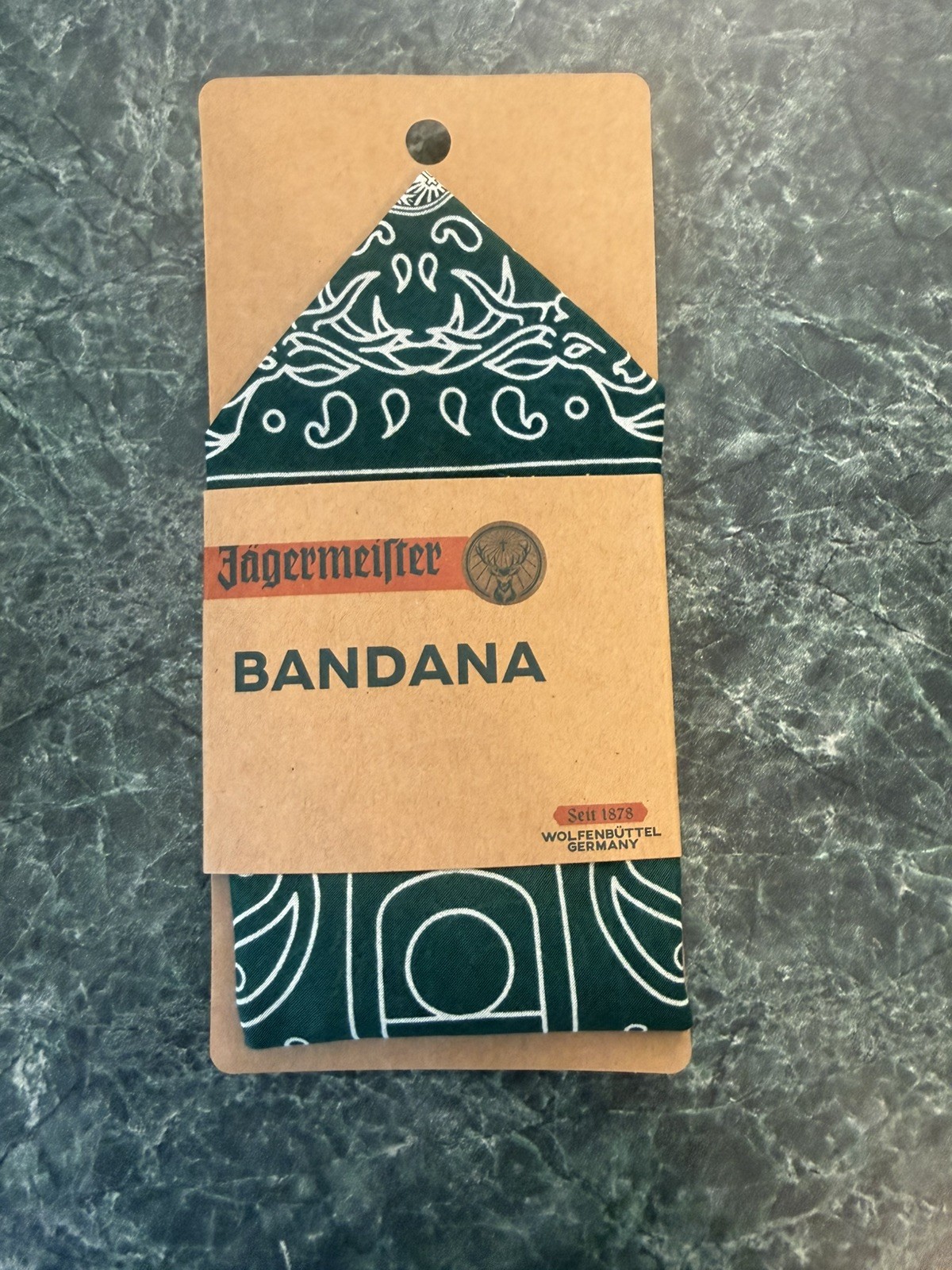 Jagermeister Jager Bandana Handkerchief/Scarf/Dew Rag Promo NIP Brand New