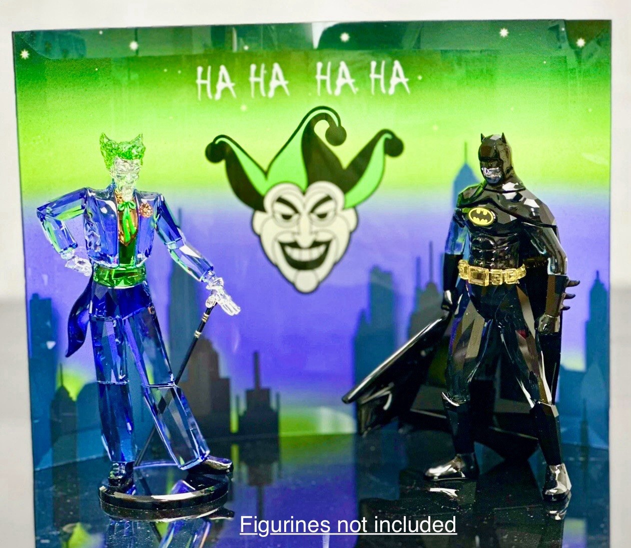 Swarovski Batman joker Crystal Display Read Description