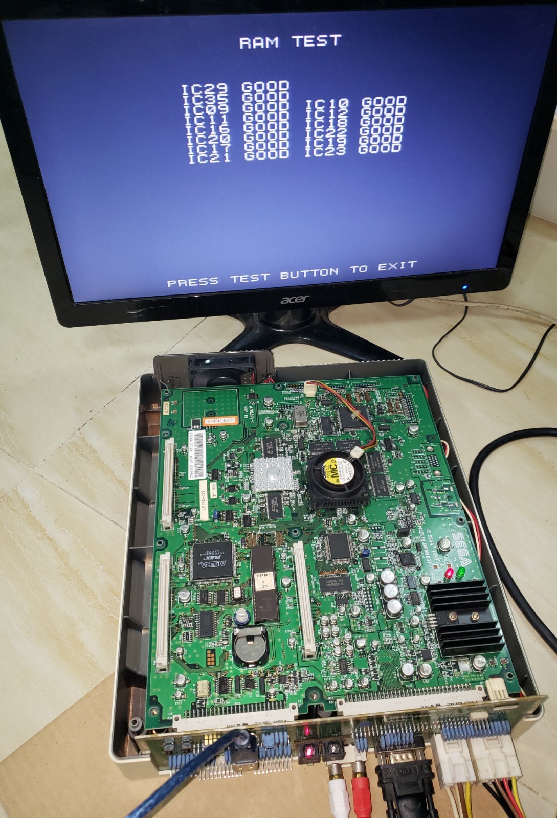Sega Naomi 1 Mother Board (837-13544-01) Console Main Board Arcade Game Japan