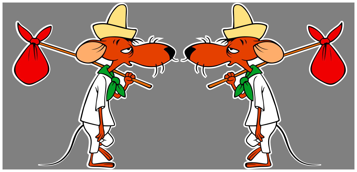 TWO PACK SLOWPOKE RODIGUEZ VINTAGE STYLE DECAL STICKER, RAD ROD 