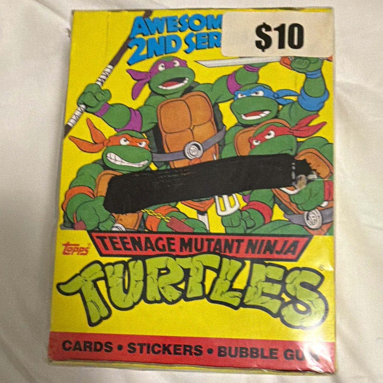 Topps TMNT Awesome 2nd Series 1990 48 sealed packs
