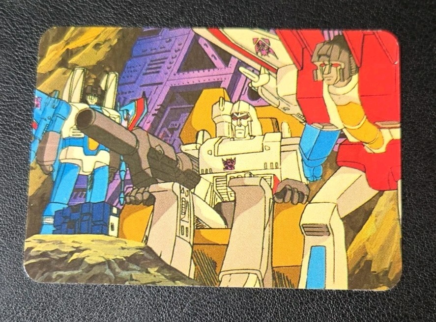 1985 Hasbro Transformers Series 1 Card #90 Thundercracker 