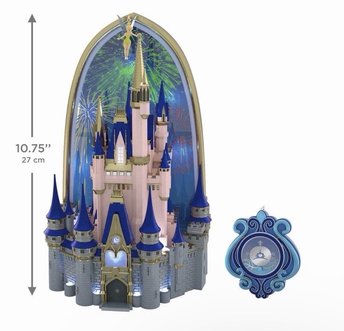 Hallmark 2026 Walt Disney World Cinderella Castle Tree Topper with Light & Sound