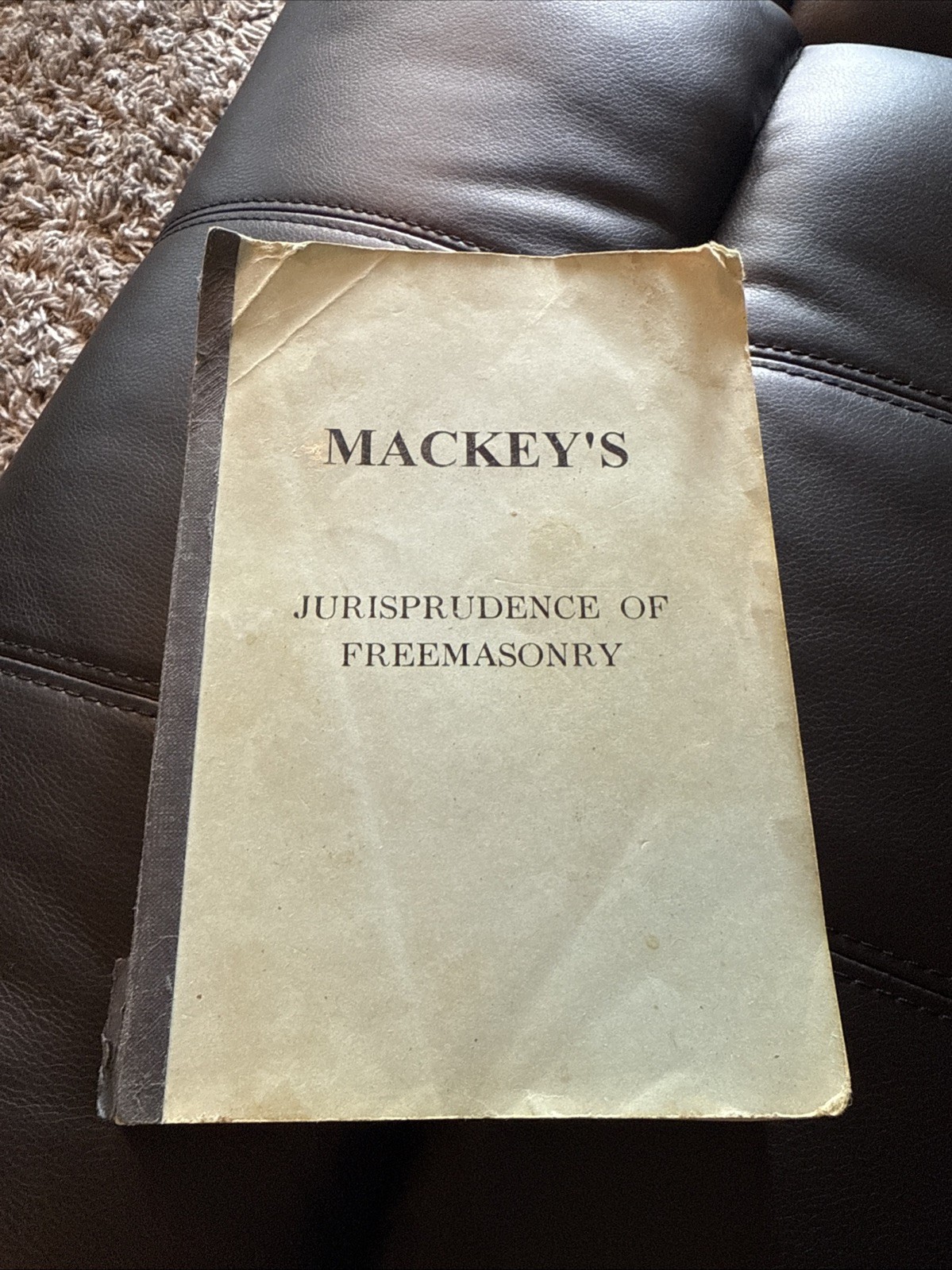 Mackey\'s Jurisprudence of Freemasonry 