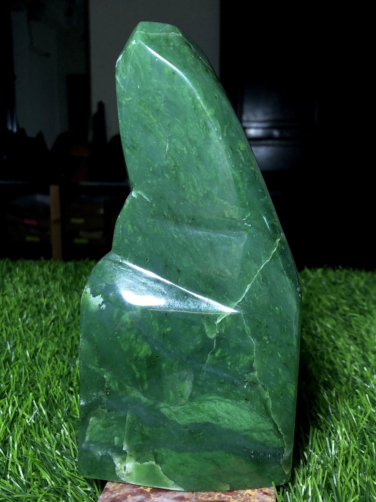AA Quality Nephrite Jade Polished Freeform 1.25kg  Top Grade