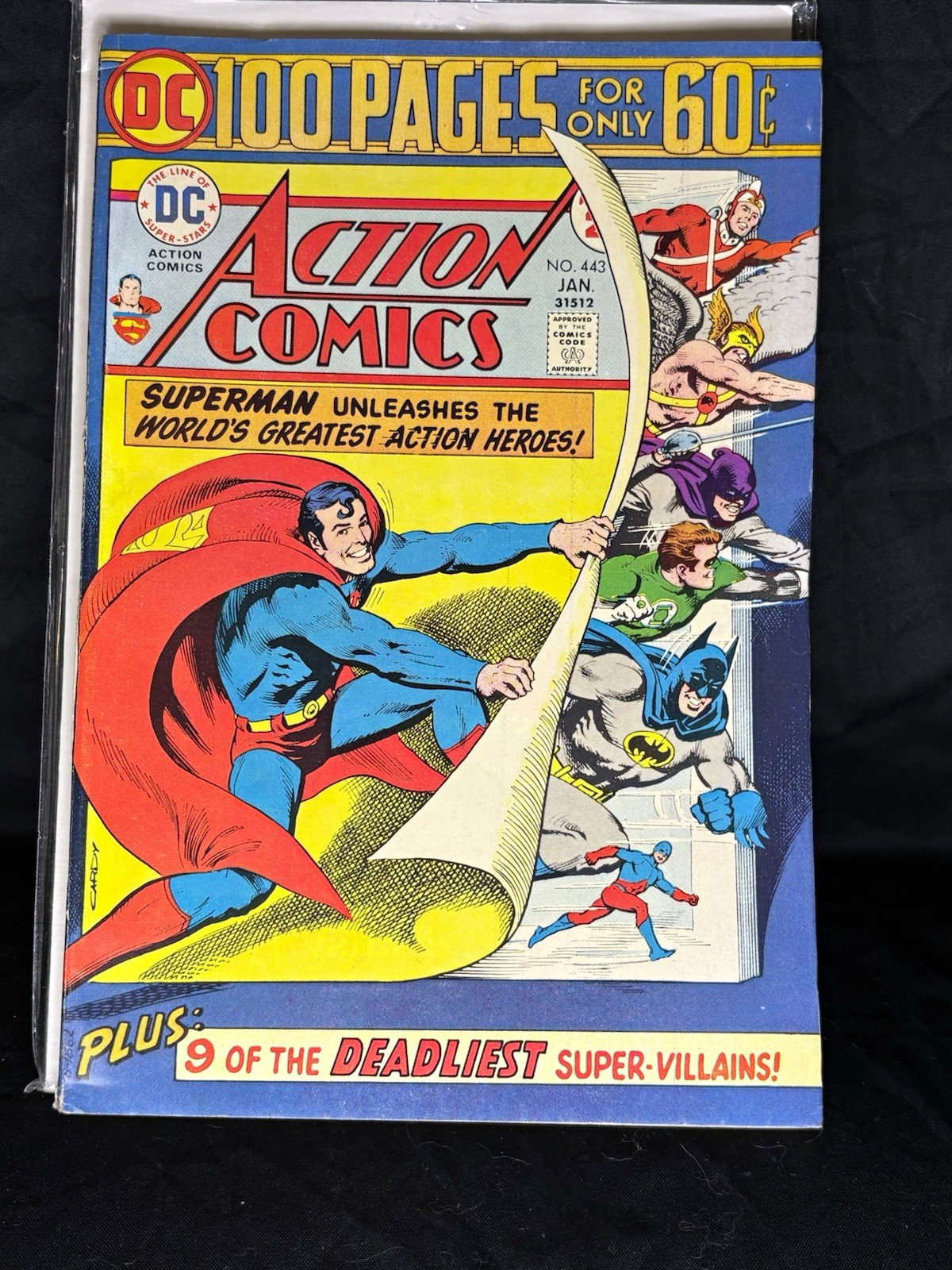 DC Comics Action Comics #443 100 Pages 1976 Bronze Age Superman Batman