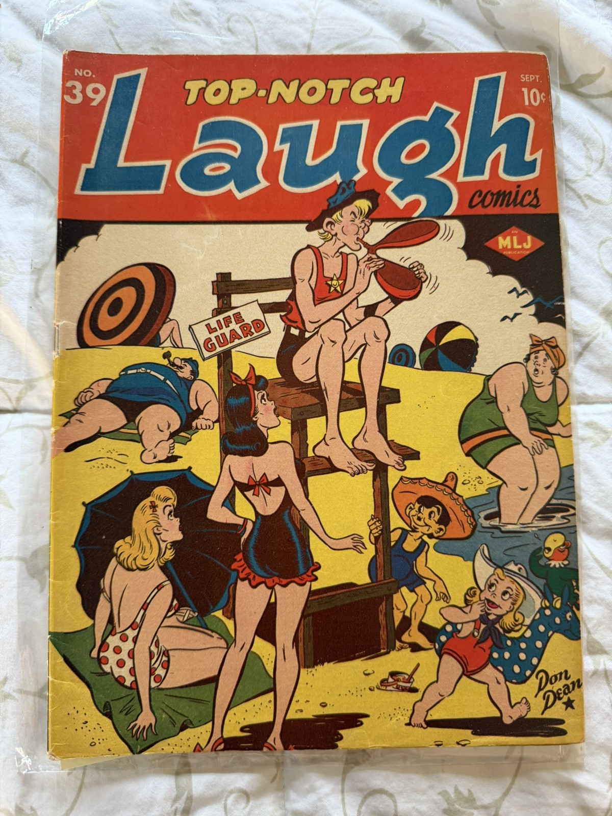TOP-NOTCH LAUGH COMICS #39, ARCHIE MLJ, 1943