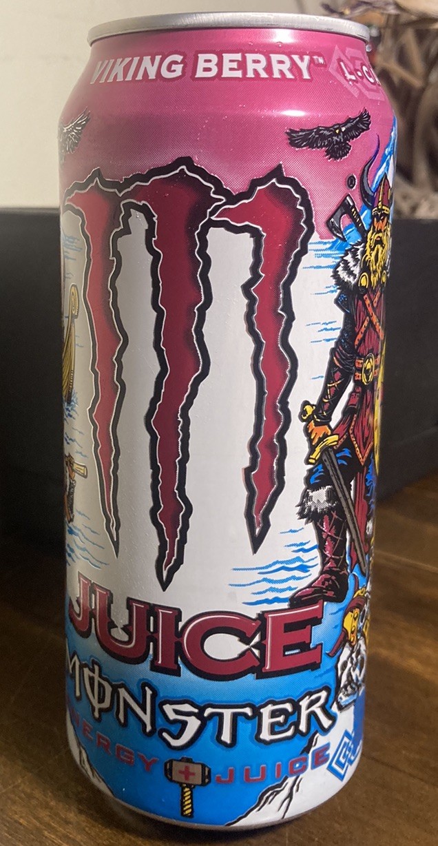 Limited Edition Monster Energy Viking Berry Juice 16 Fl Oz. Rare Discontinued