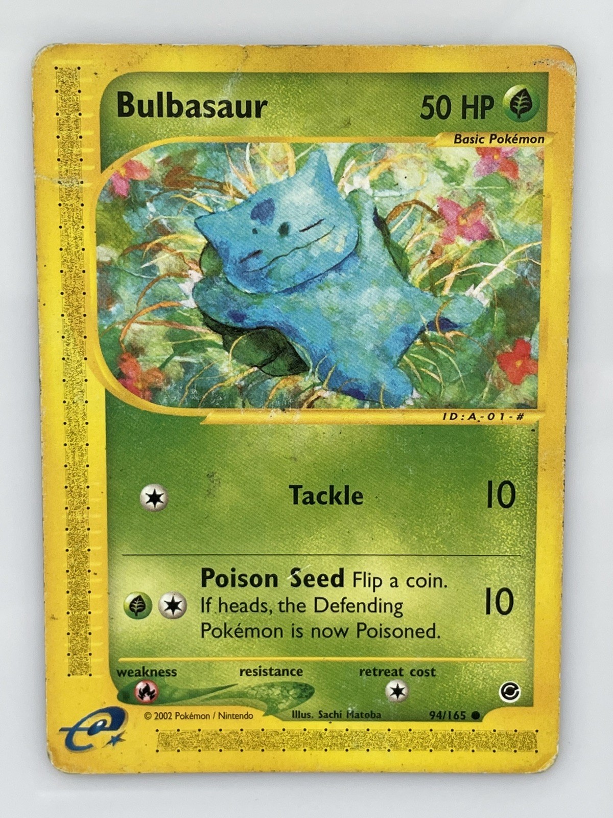 Bulbasaur 94/165 Expedition Base Set Non-Holo Common Moderately Played WOTC