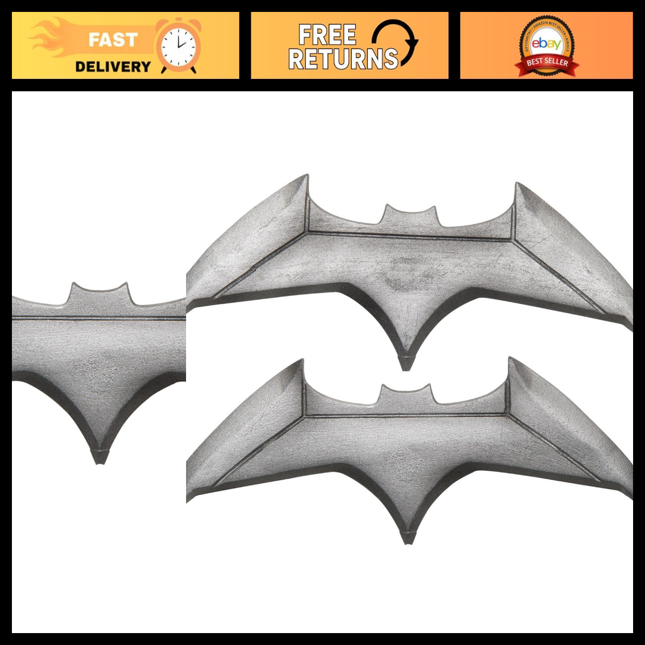 Kids Batman Batarangs - DC Justice League Costume Accessory for Boys, No Size