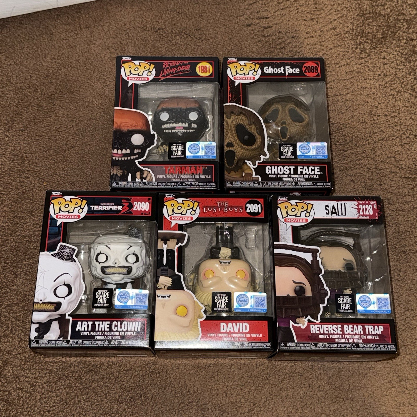 Hot Topic Scare Fair 2026 Exclusives Funko Pop Bundle