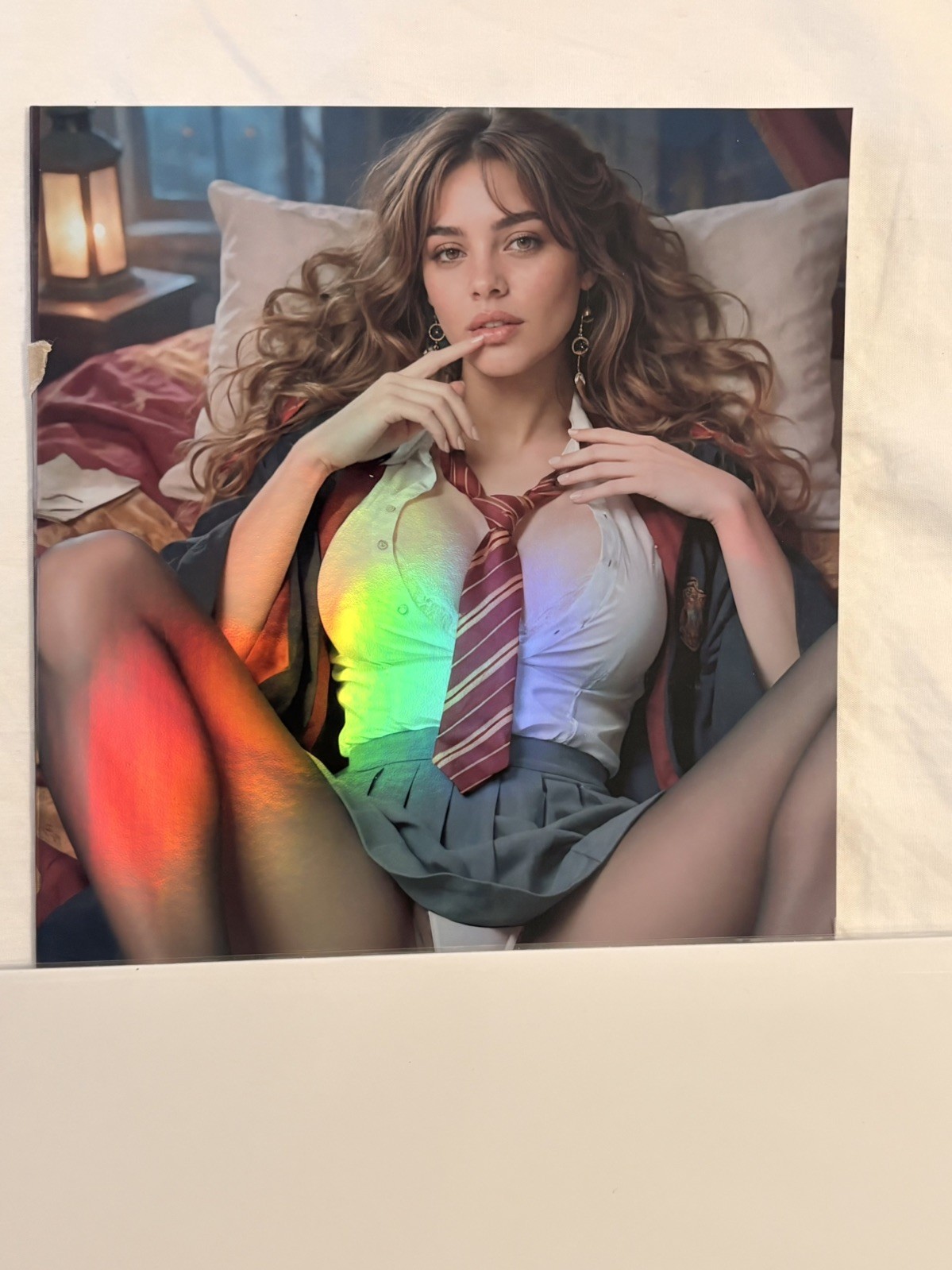 Wizard Hogwarts Hermione NICE FOIL DOUBLE SIDED Ltd 11/50 W/ CoA Deviant Nation
