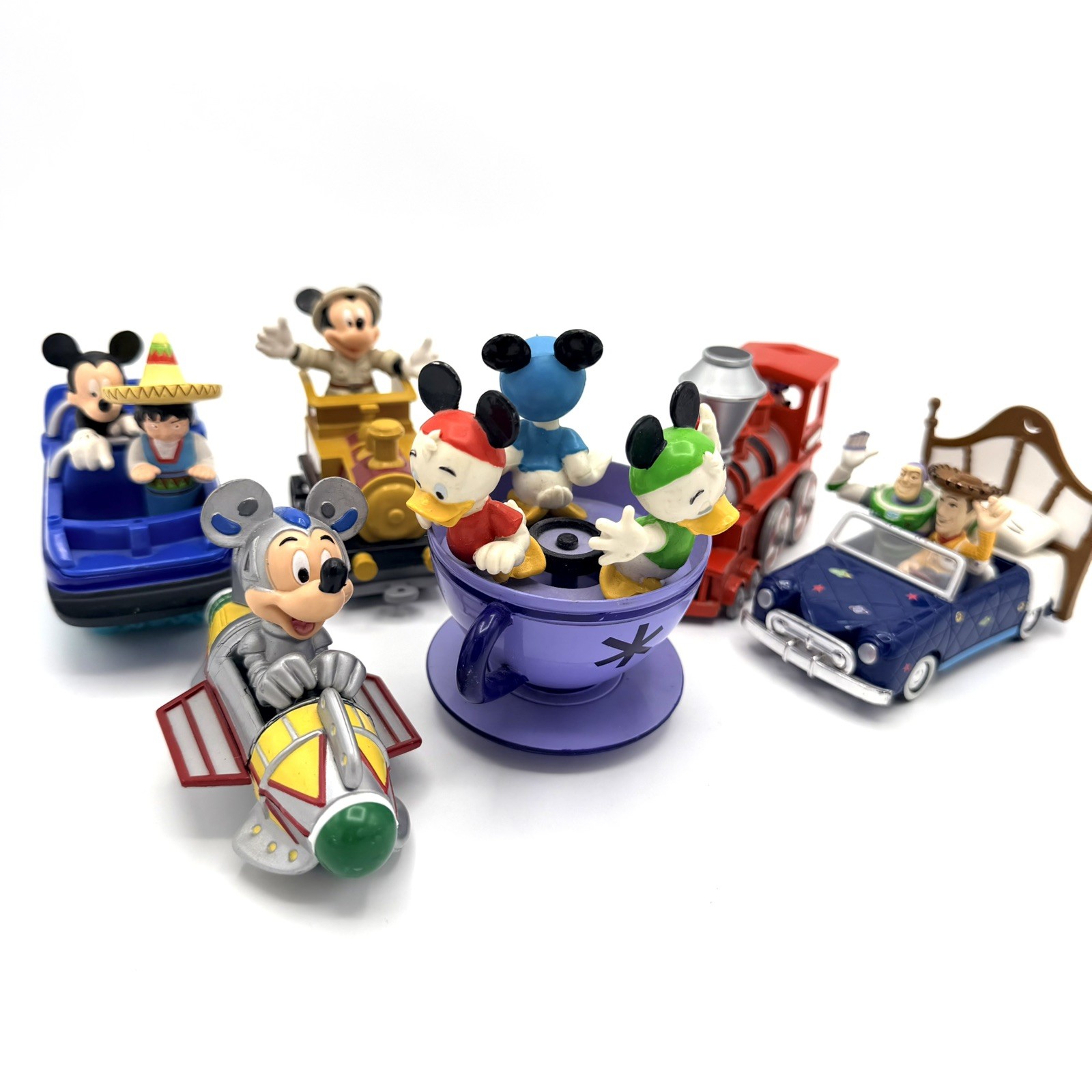 Vintage Disney Theme Park Collection Die Cast Metal Ride Vehicles Space Mountain