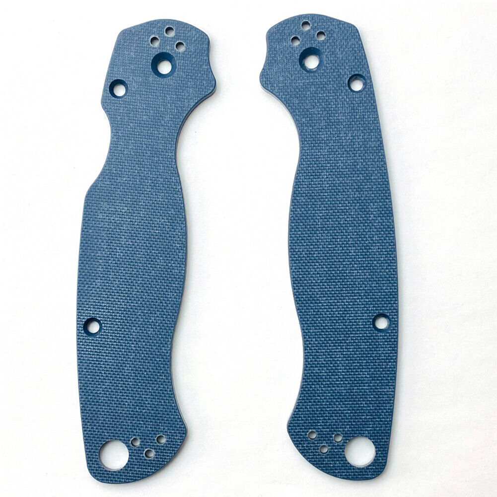 2PCS Custom Handle Scales G10 Patch For Spyderco Paramilitary 2 C81 Knifes