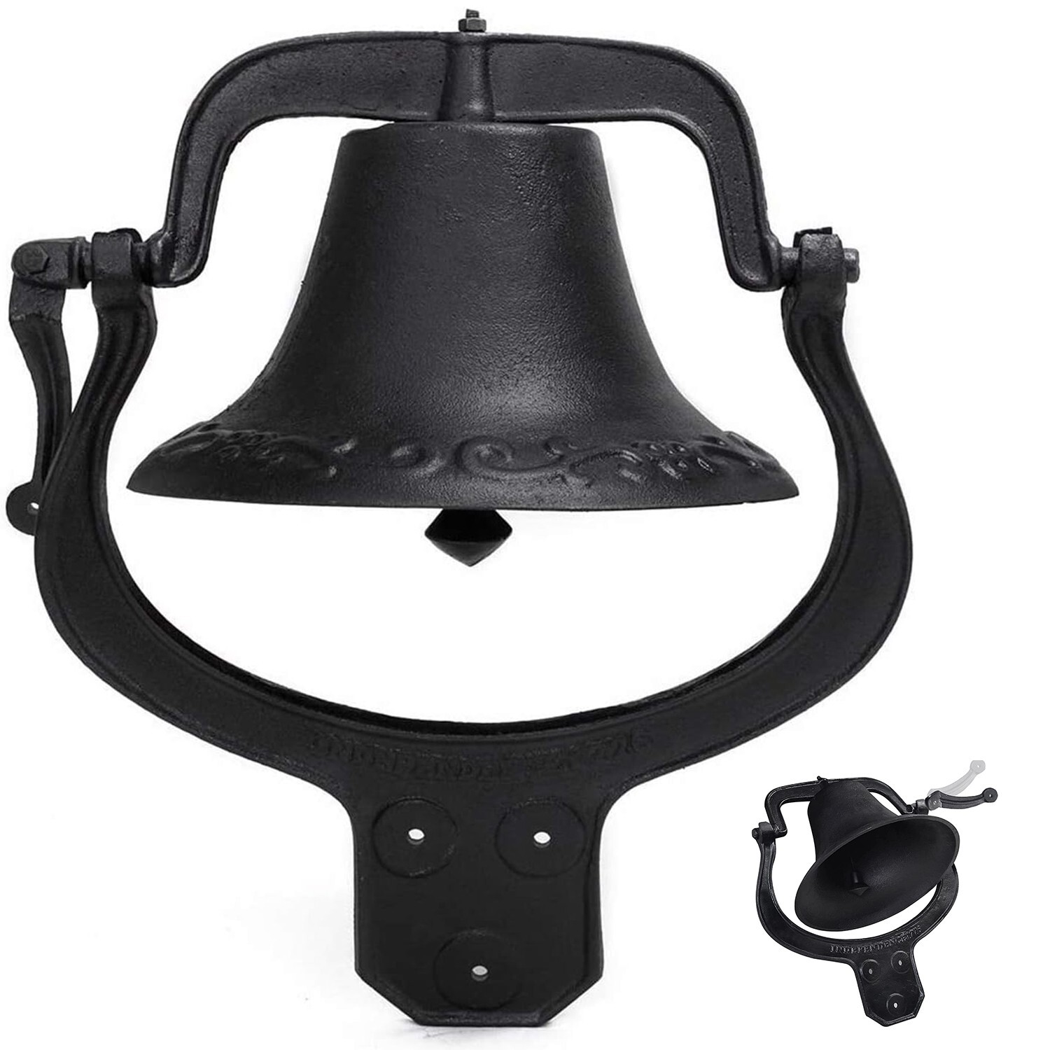 Large Church Cast Iron Dinner BELL 24X22