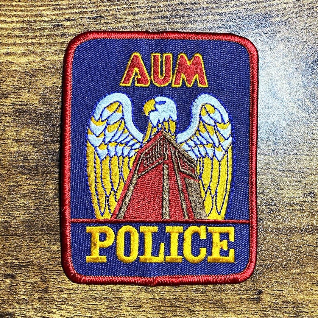 Auburn University at Montgomery Police Department Shoulder Patch eagle logo
