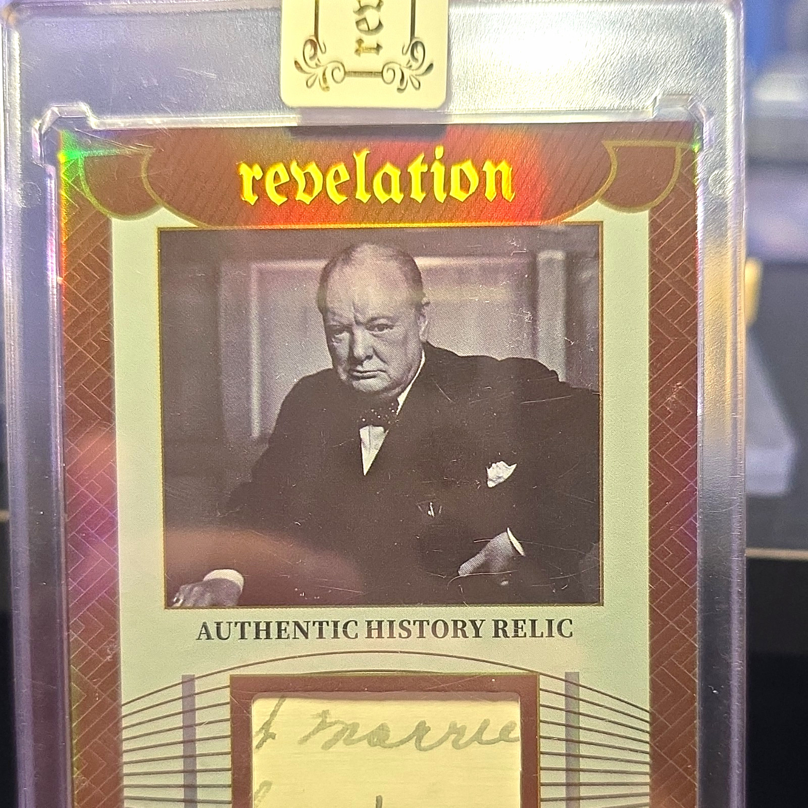 2025 Eternal Revelation Winston Churchill Revelation Relic 49/99