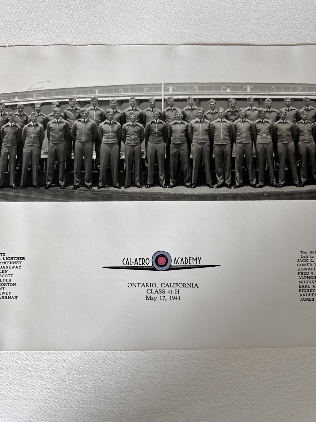 1941 Print Cal-Aero Academy Ont. CA