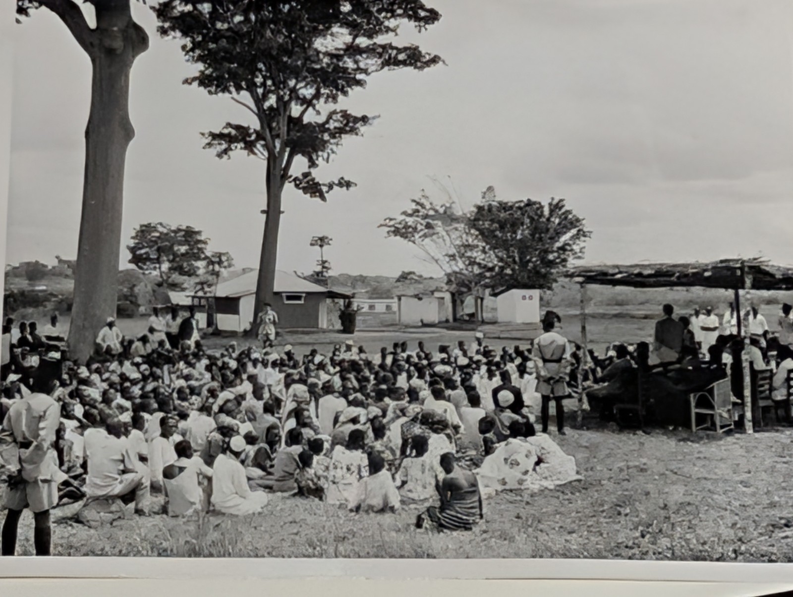 Vintage 1962 COI Uganda Africa Photo Buganda Lukiko District Council Press Print