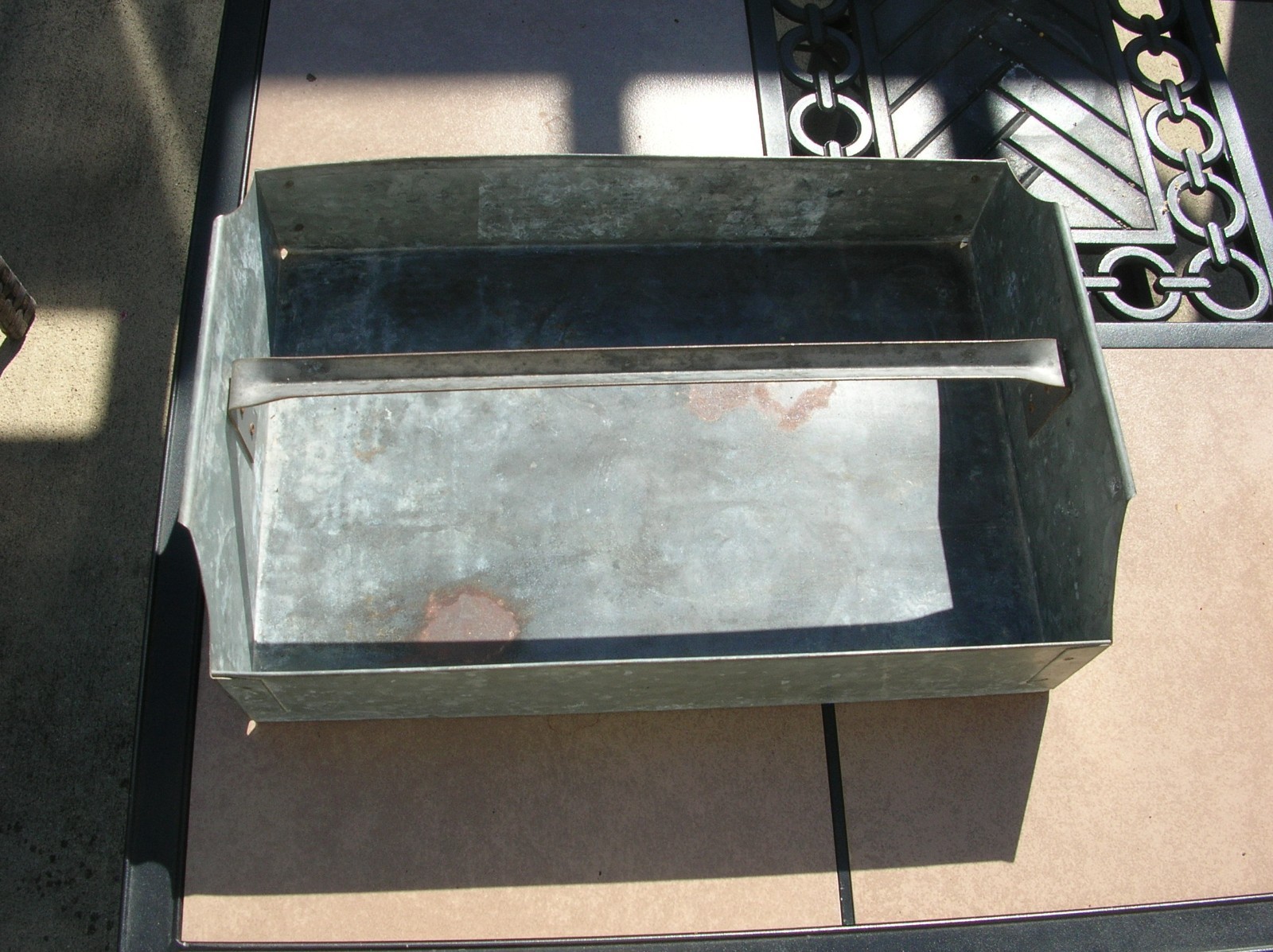 VINTAGE 1950'S COCA-COLA 7-UP METAL COOLER TRAY