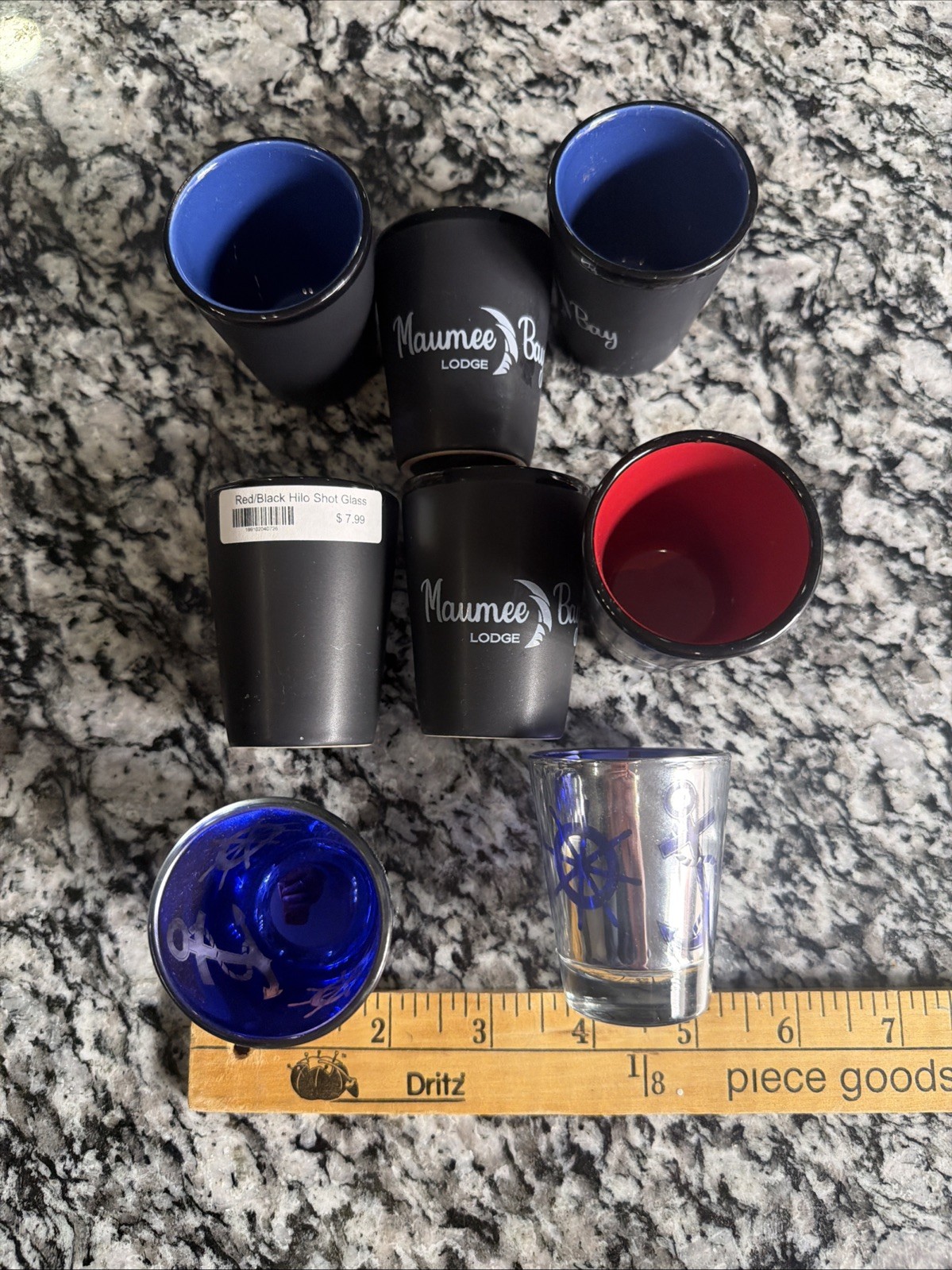 Shot Glasses from Maumee Bay Lodge.  $7.99 Each New.  Set Of 8.