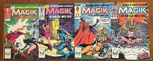 Magik #1-4 VF+ Storm And Illyana Mini Series Claremont Marvel Comics 1983