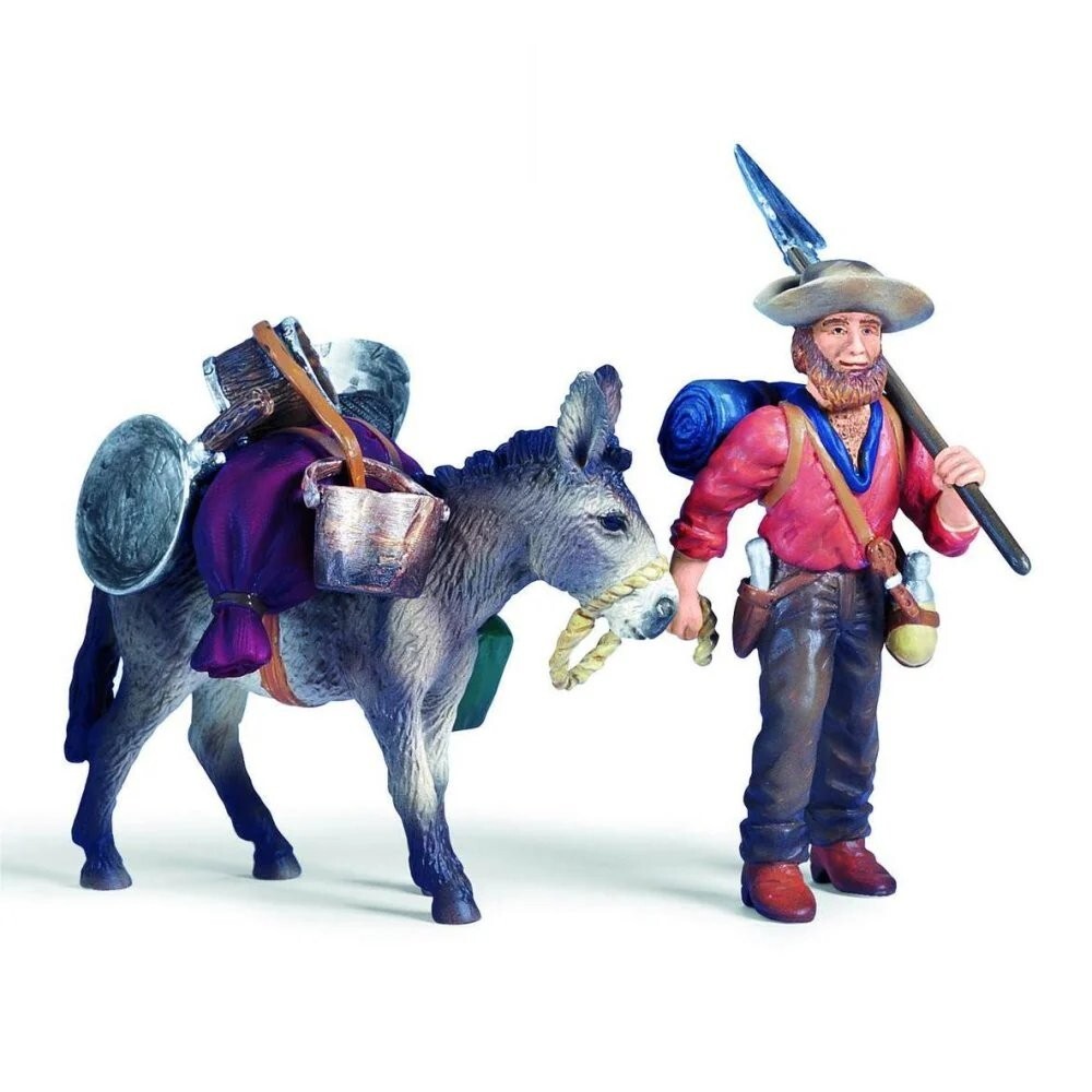 NEW Schleich 70310 Wild West American Frontier RETIRED figurine Cowboys Indians