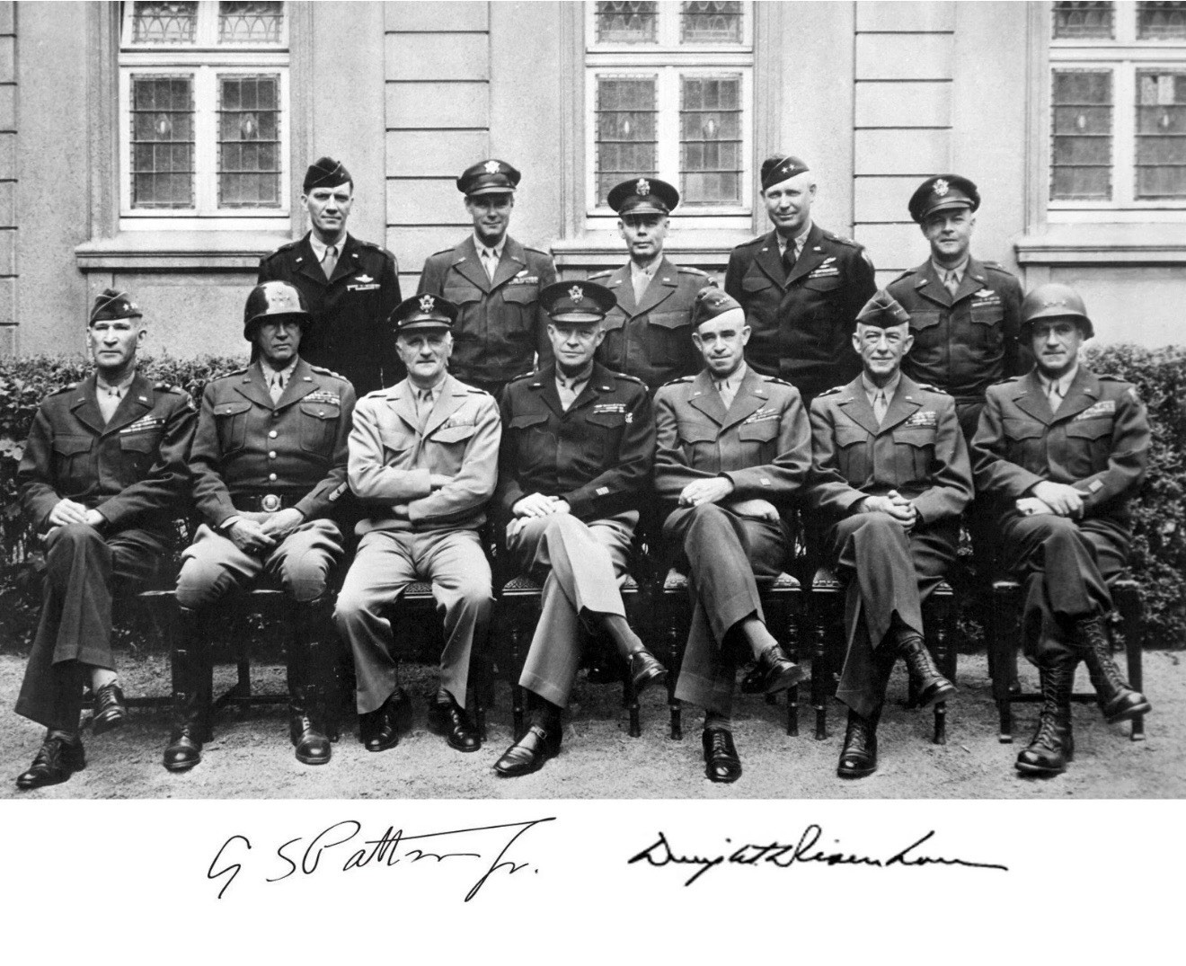 General George S. Patton Dwight D 8x10 PRINTED SIGNATURE / AUTOGRAPH REPRINT