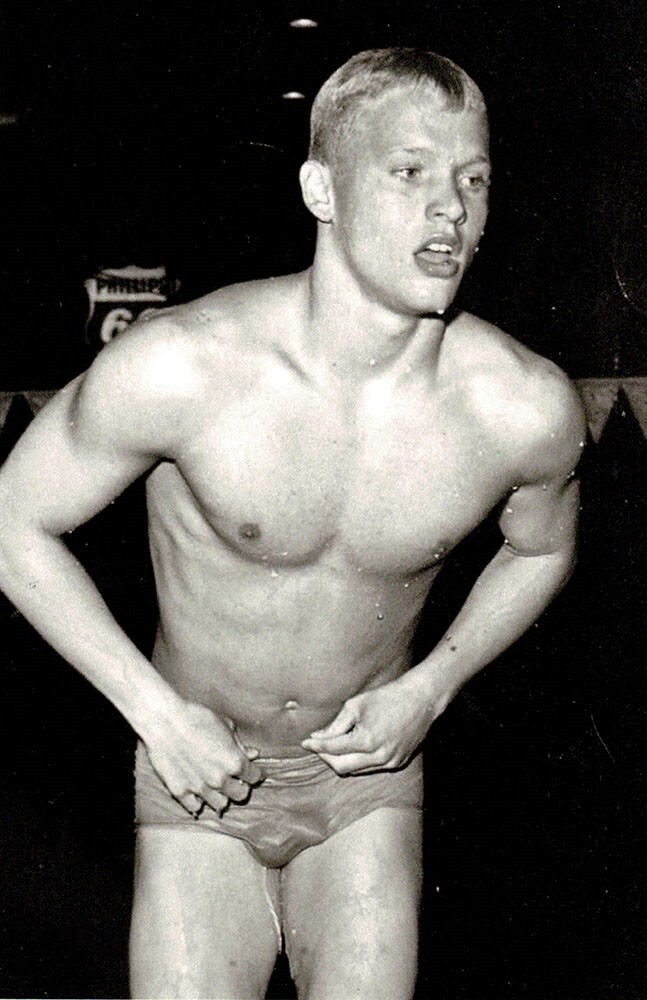1960s Swim Team Jock soaking wet gay man's collection 4x6