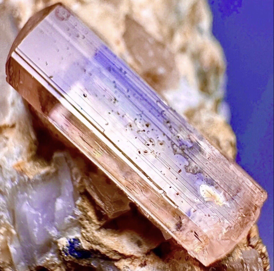 Stunning Rare Natural Pink Imperial Topaz Crystal Raw Rough Specimen Cluster