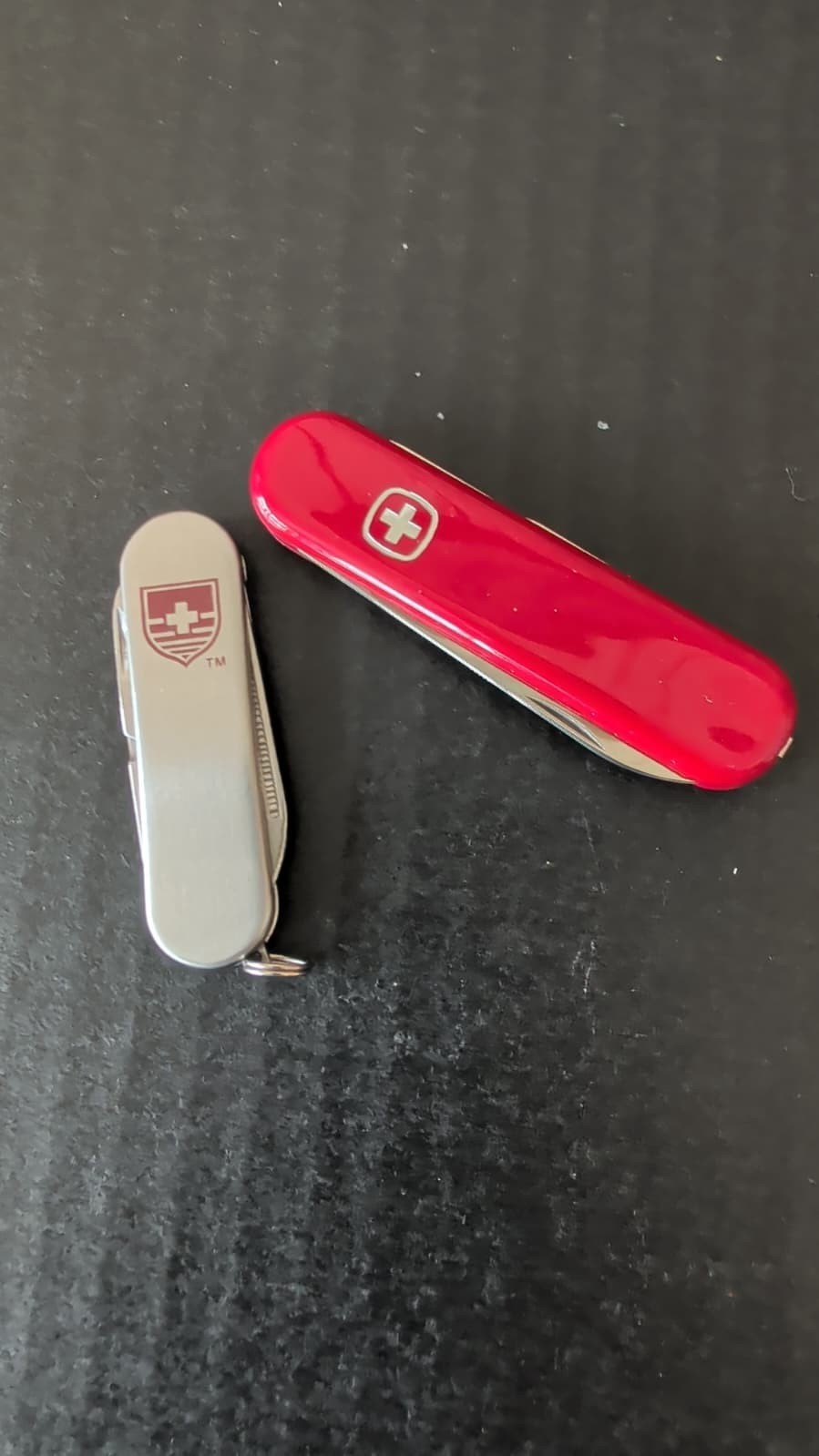 Wenger Delemont Swiss Army Knife Red Multi-Tool Scissors PLUS 1 OTHER 2 1 PRICE