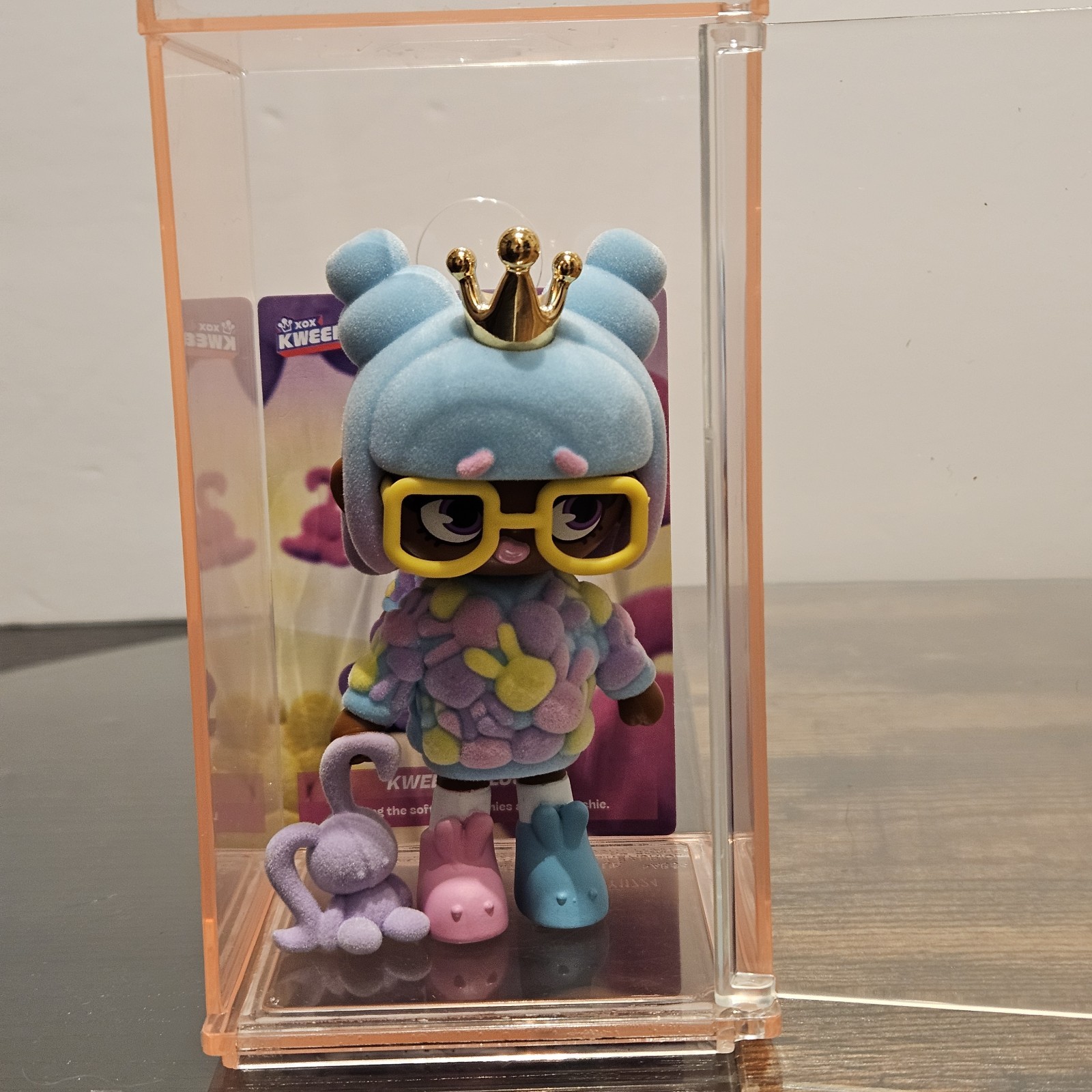 Moose Vox Kweenie Kween of Plushies Flocked Plastic Figure w/ Accessory 2023