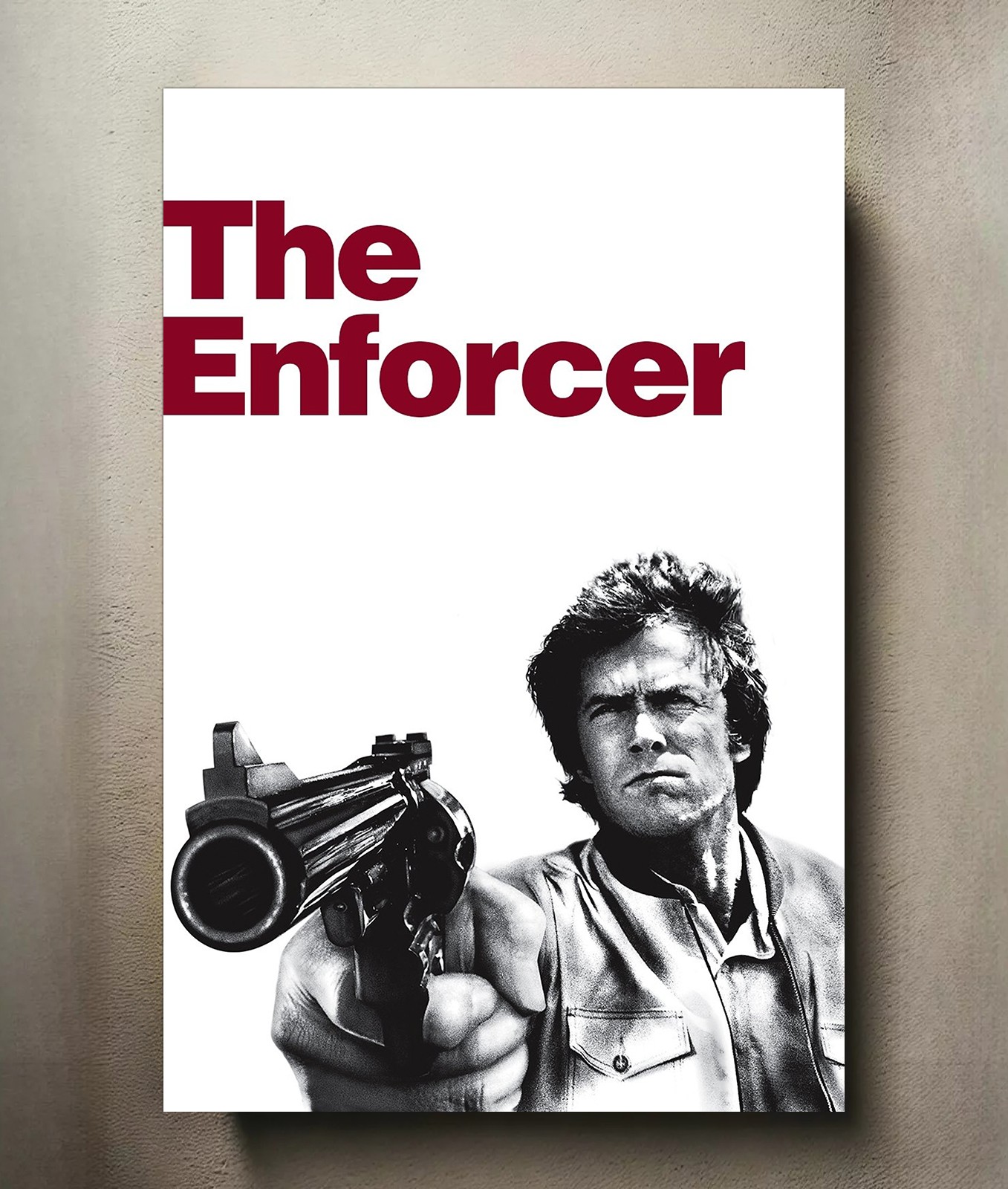 The Enforcer 8x12 Metal Movie Poster Sign