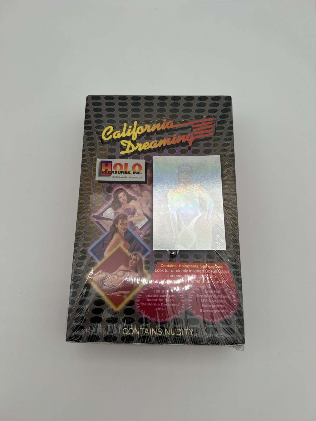 1991 Holo Pleasures California Dreaming Series 1 Unopened Factory Sealed NUDITY
