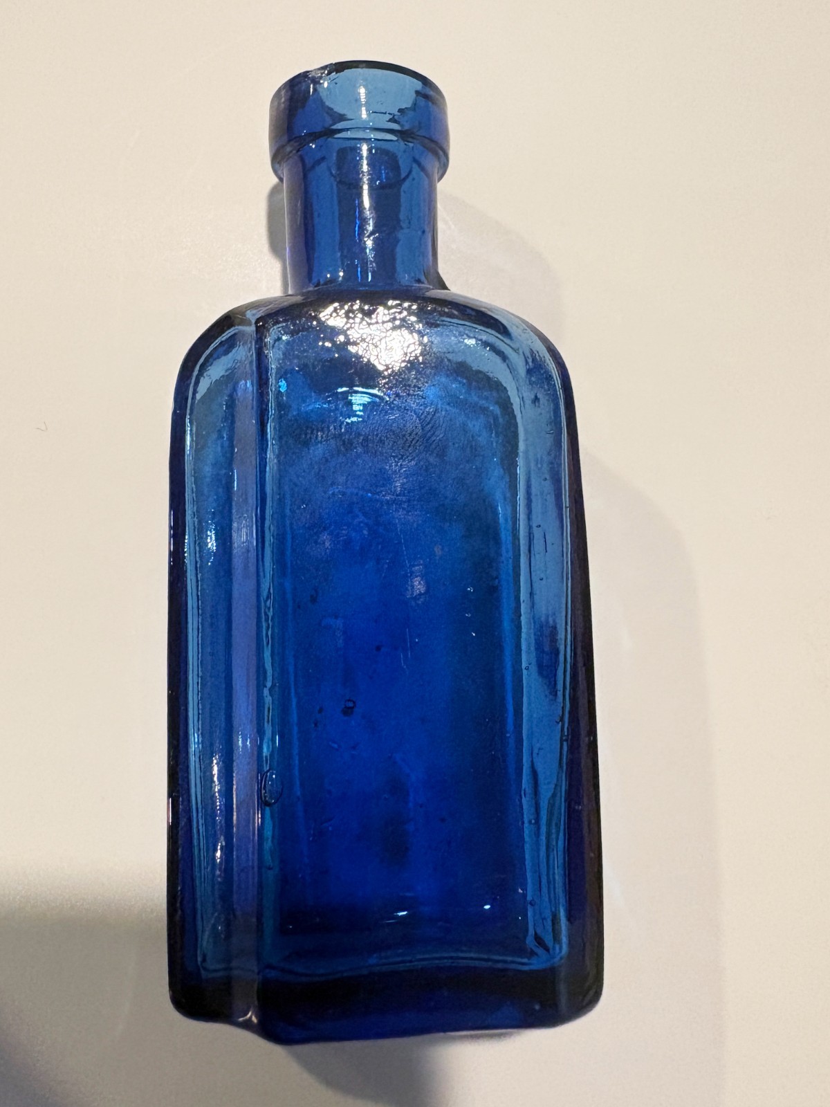 Rare Antique/Vintage Cobalt Blue Medicine Bottle Japanese  
